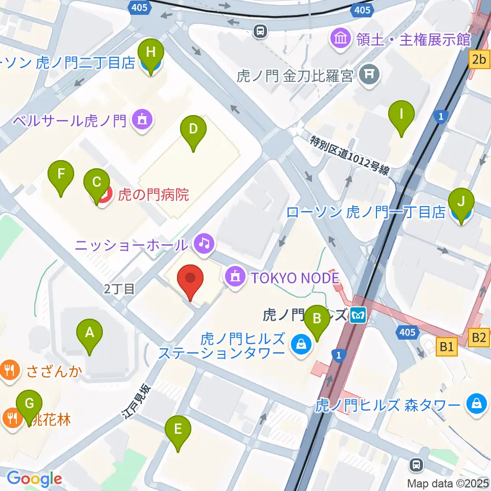 ニッショーホール周辺のコンビニエンスストア一覧地図