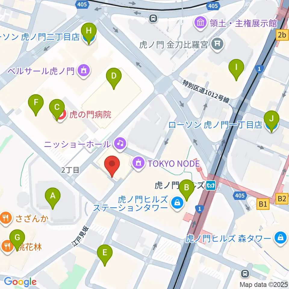 ニッショーホール周辺のコンビニエンスストア一覧地図