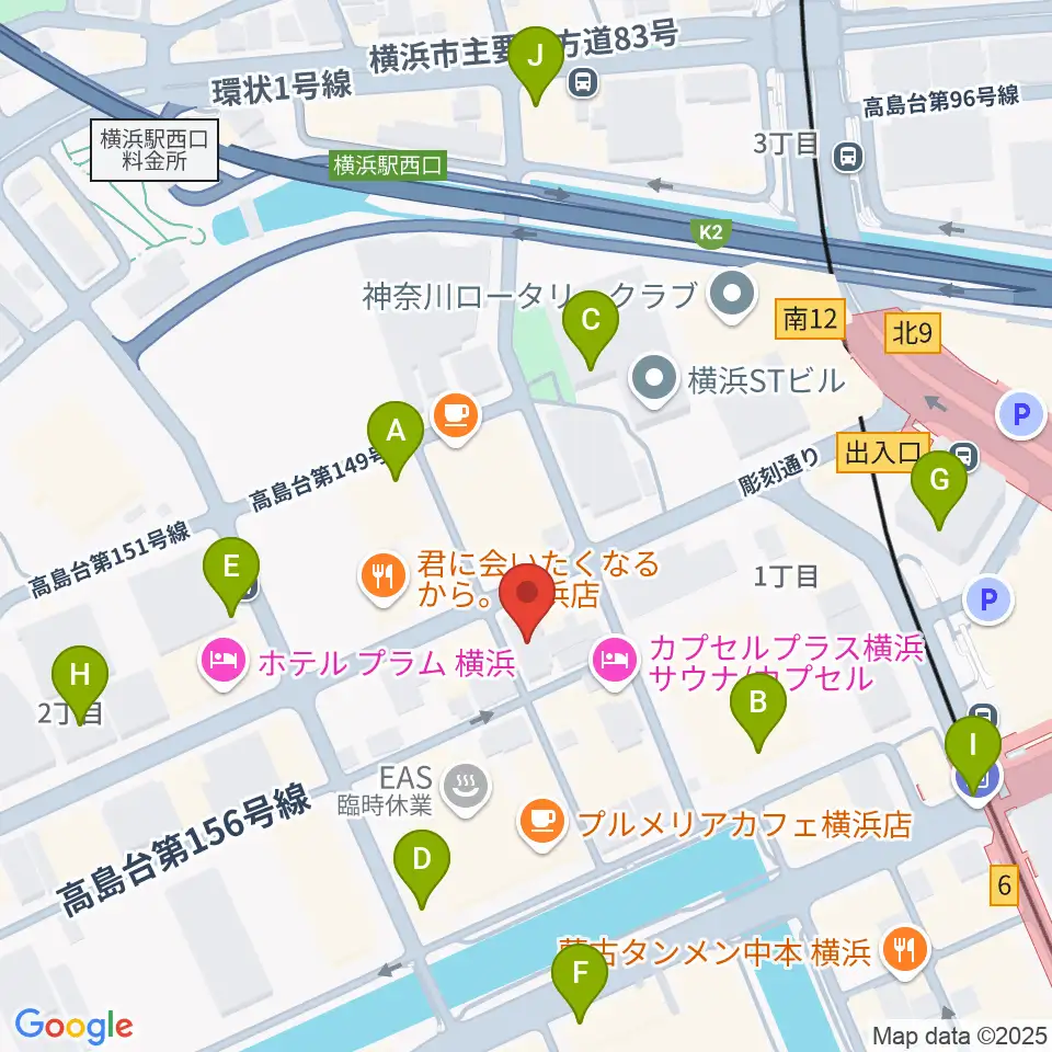 ムラマツ・フルート・レッスンセンター横浜周辺のコンビニエンスストア一覧地図