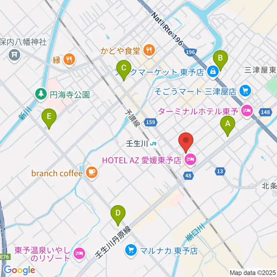 電王堂周辺のコンビニエンスストア一覧地図