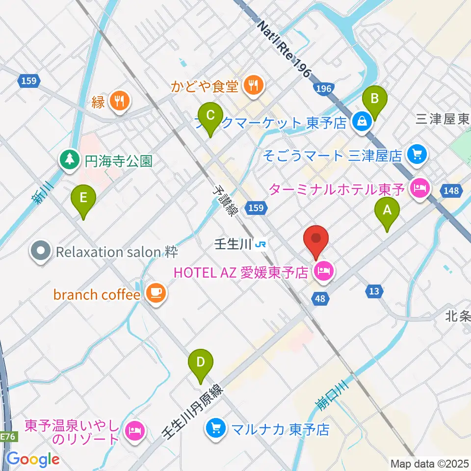 電王堂周辺のコンビニエンスストア一覧地図