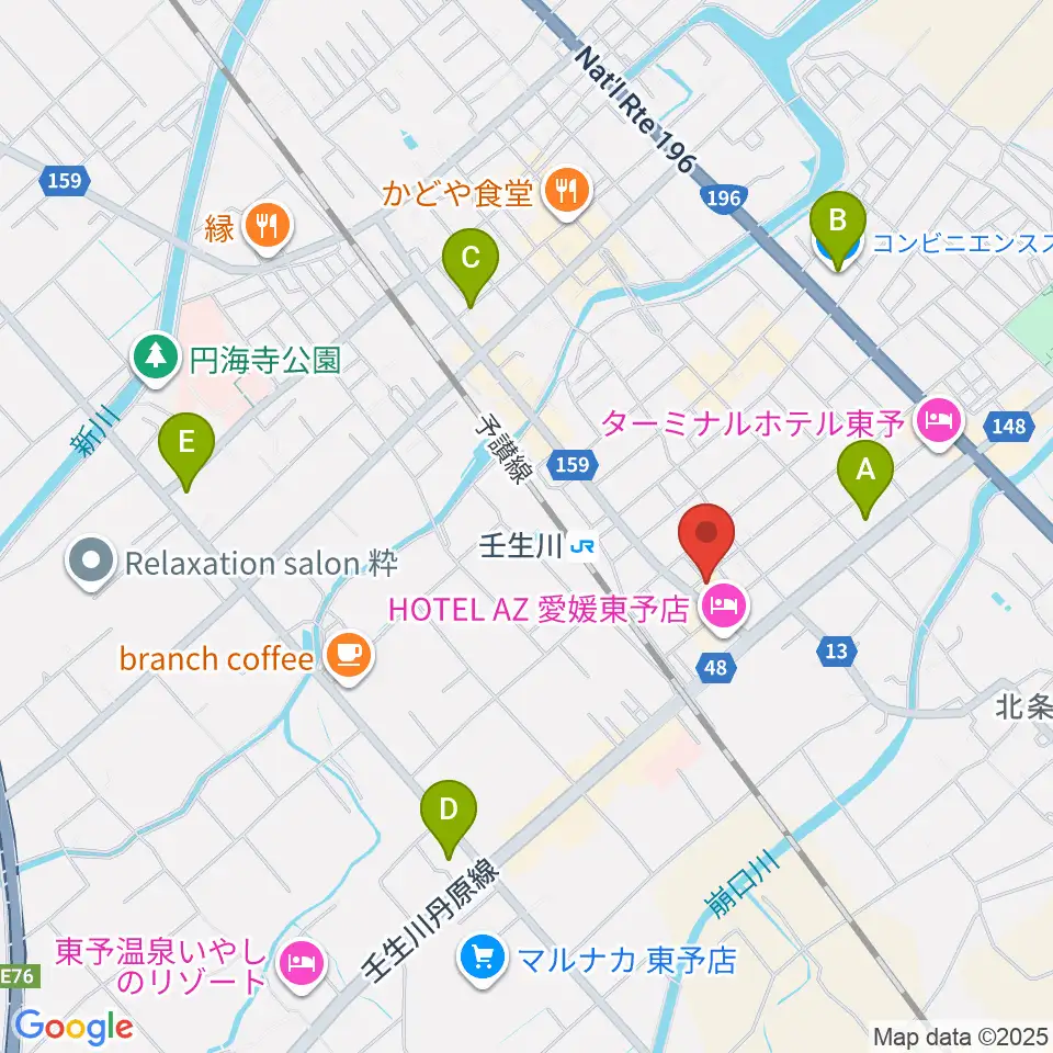 電王堂周辺のコンビニエンスストア一覧地図