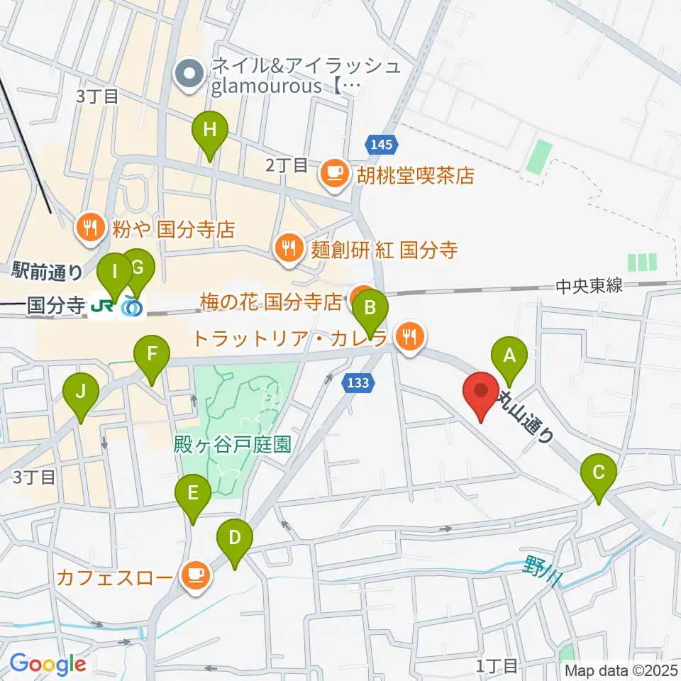 ギター屋funk ojisan周辺のコンビニエンスストア一覧地図