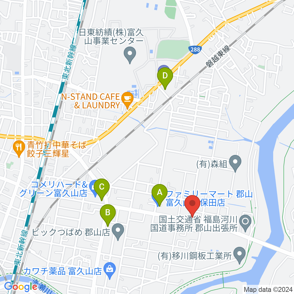 STUDIO WIN周辺のコンビニエンスストア一覧地図