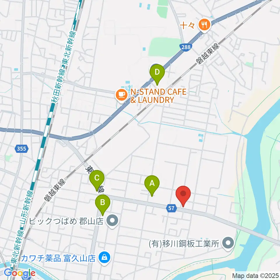 STUDIO WIN周辺のコンビニエンスストア一覧地図