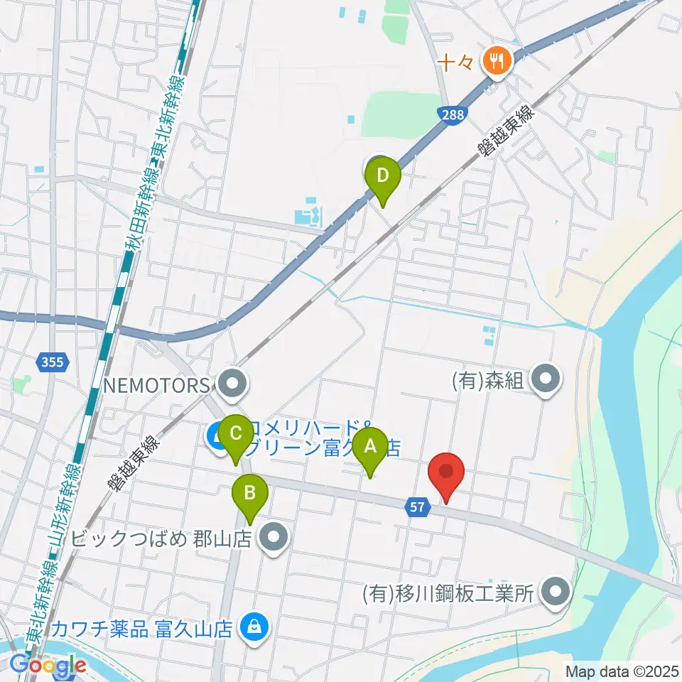 STUDIO WIN周辺のコンビニエンスストア一覧地図