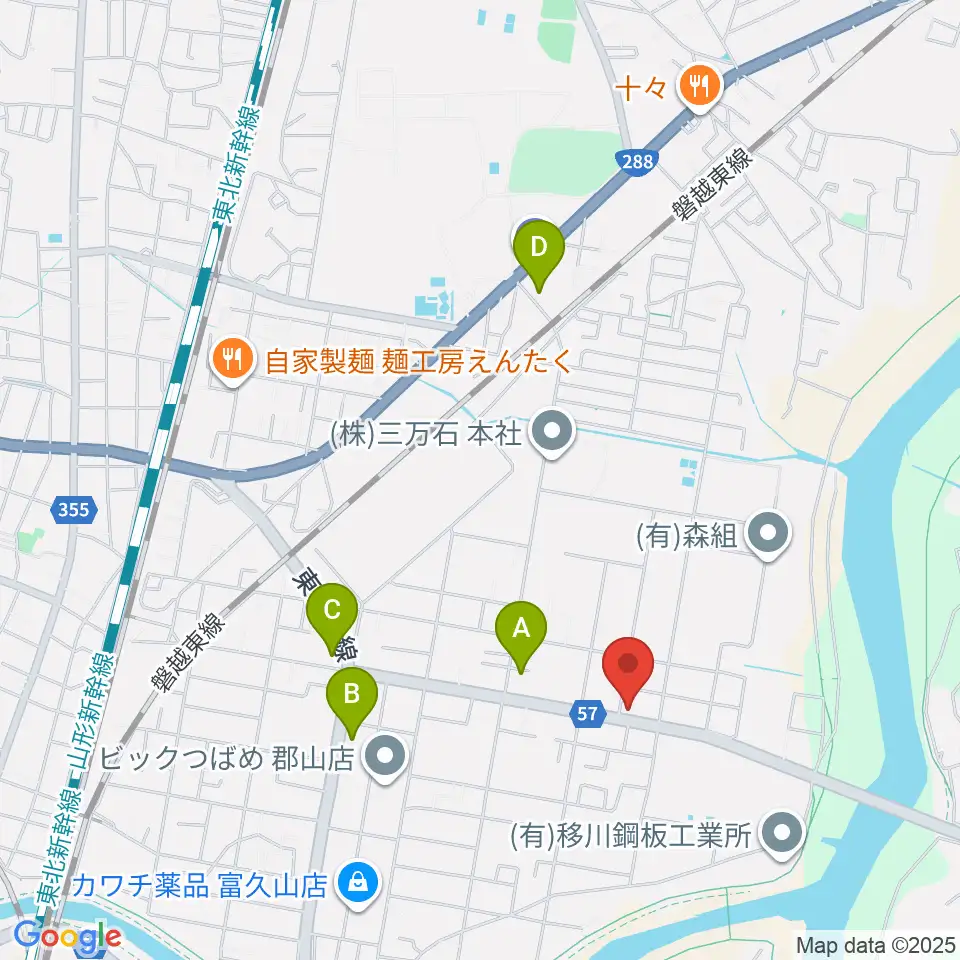 STUDIO WIN周辺のコンビニエンスストア一覧地図