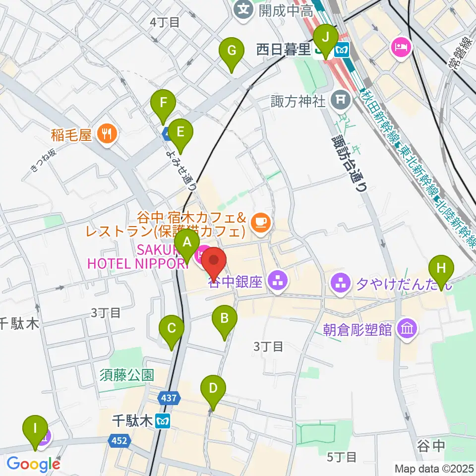 サミーミュージックワールド周辺のコンビニエンスストア一覧地図