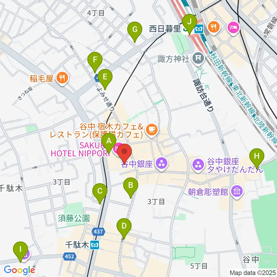 サミーミュージックワールド周辺のコンビニエンスストア一覧地図