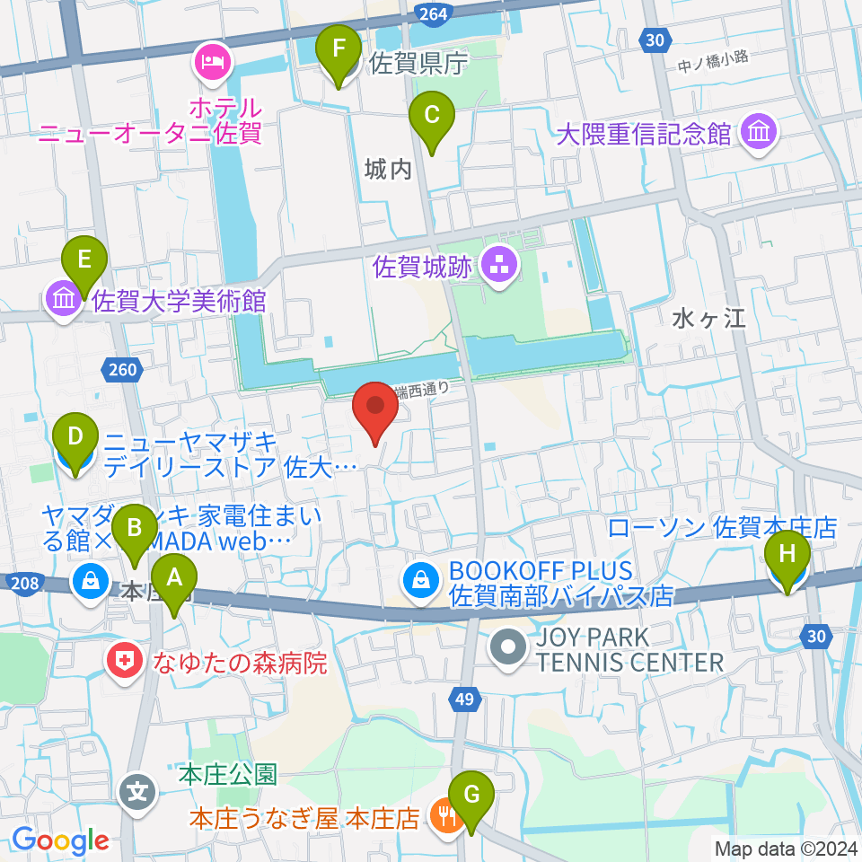 いはらのりこ ピアノ＆リトミック教室周辺のコンビニエンスストア一覧地図