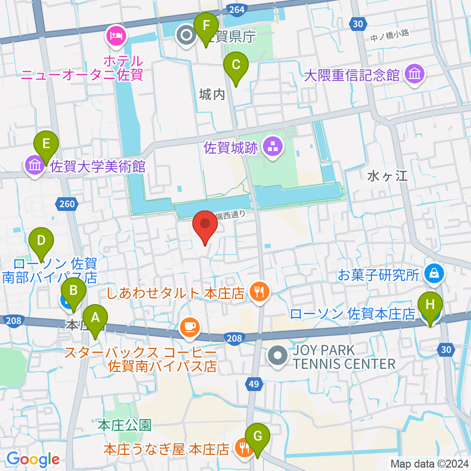 いはらのりこ ピアノ＆リトミック教室周辺のコンビニエンスストア一覧地図