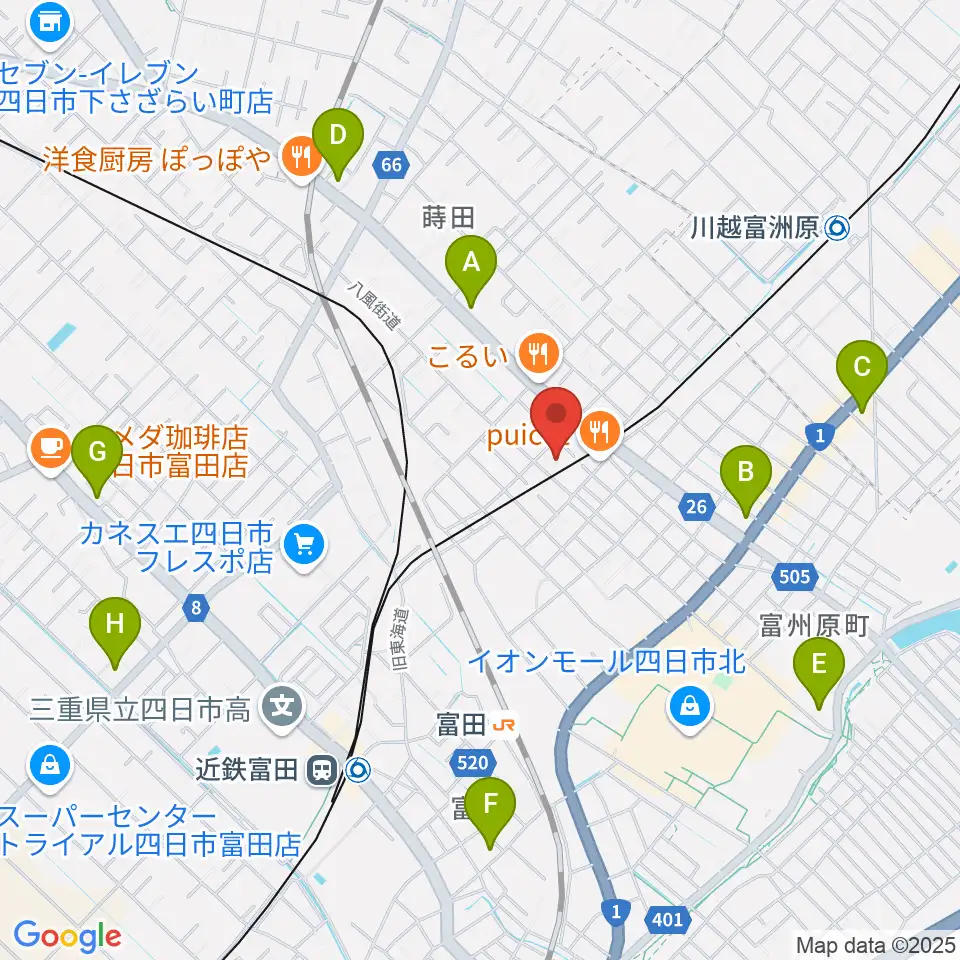 HOLYHOUSE STUDIOS周辺のコンビニエンスストア一覧地図