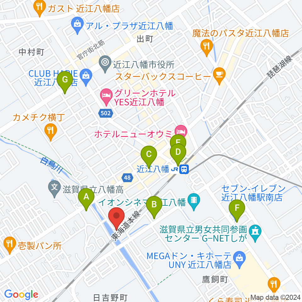 コミュニティカフェ スマイル周辺のコンビニエンスストア一覧地図