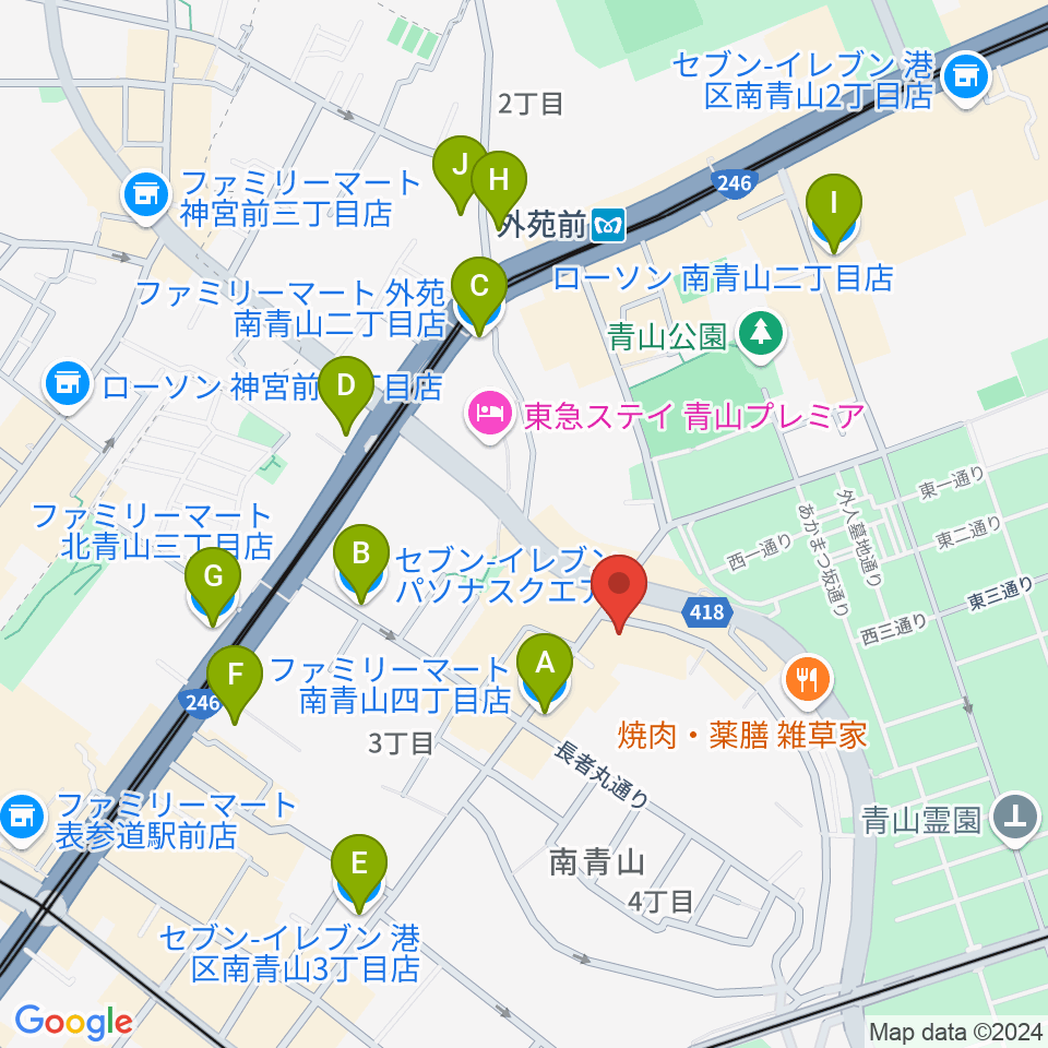 月見ル君想フ周辺のコンビニエンスストア一覧地図