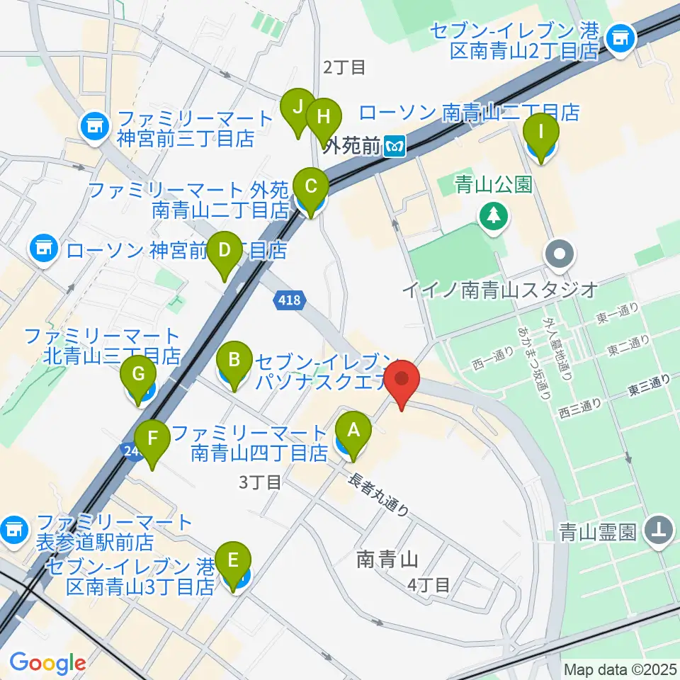 月見ル君想フ周辺のコンビニエンスストア一覧地図