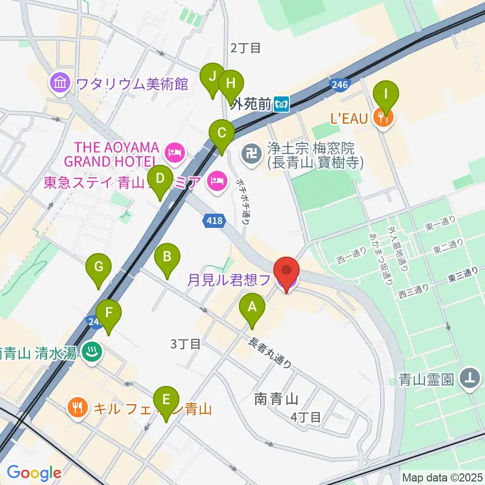 月見ル君想フ周辺のコンビニエンスストア一覧地図