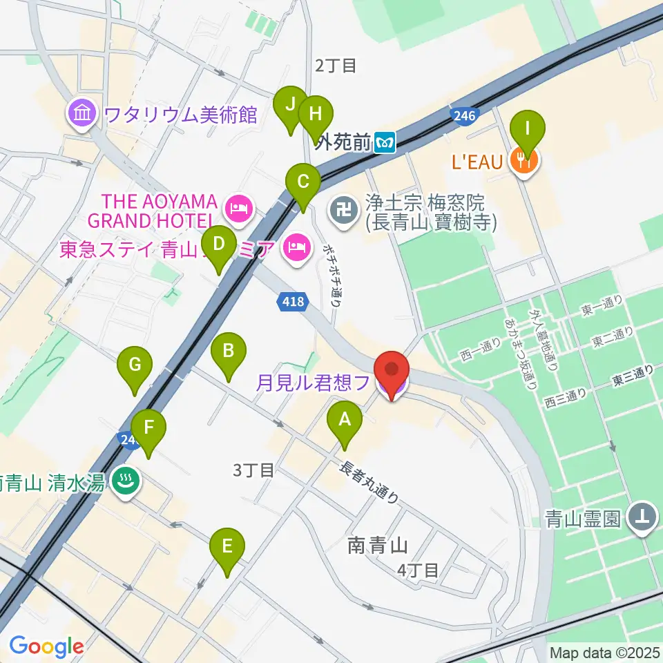 月見ル君想フ周辺のコンビニエンスストア一覧地図