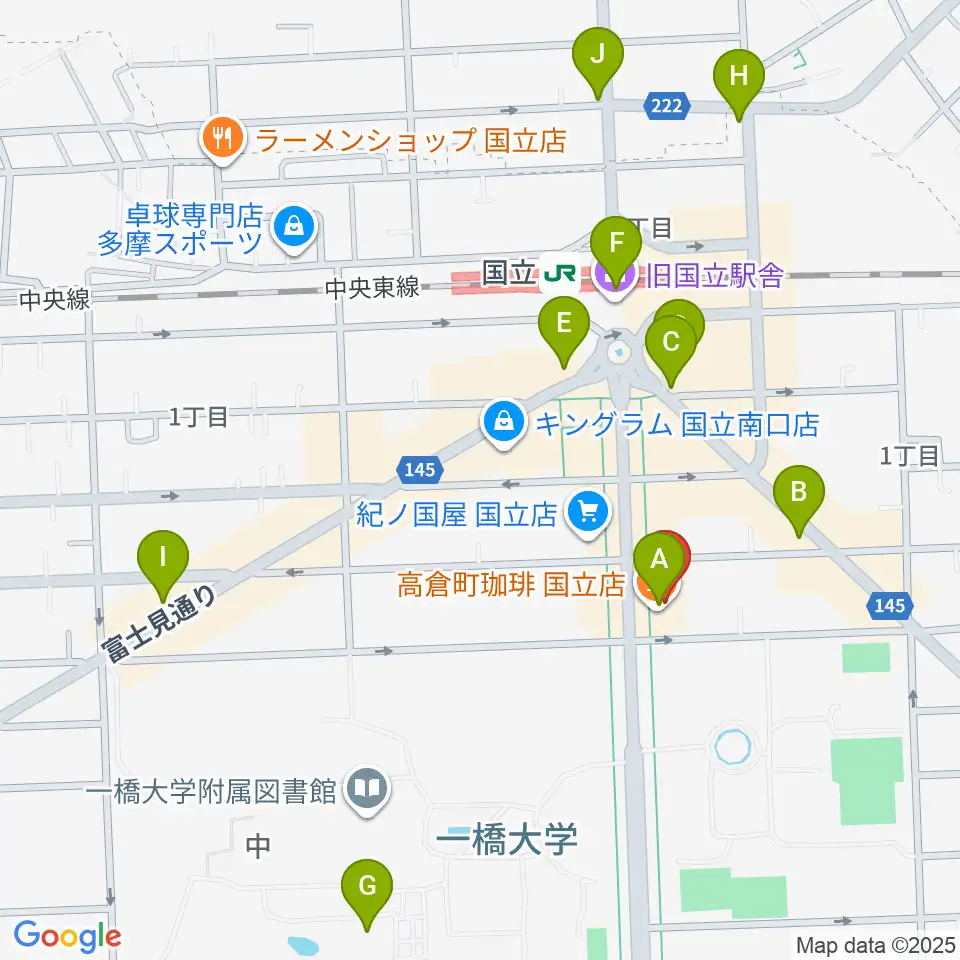 音楽の森.K周辺のコンビニエンスストア一覧地図