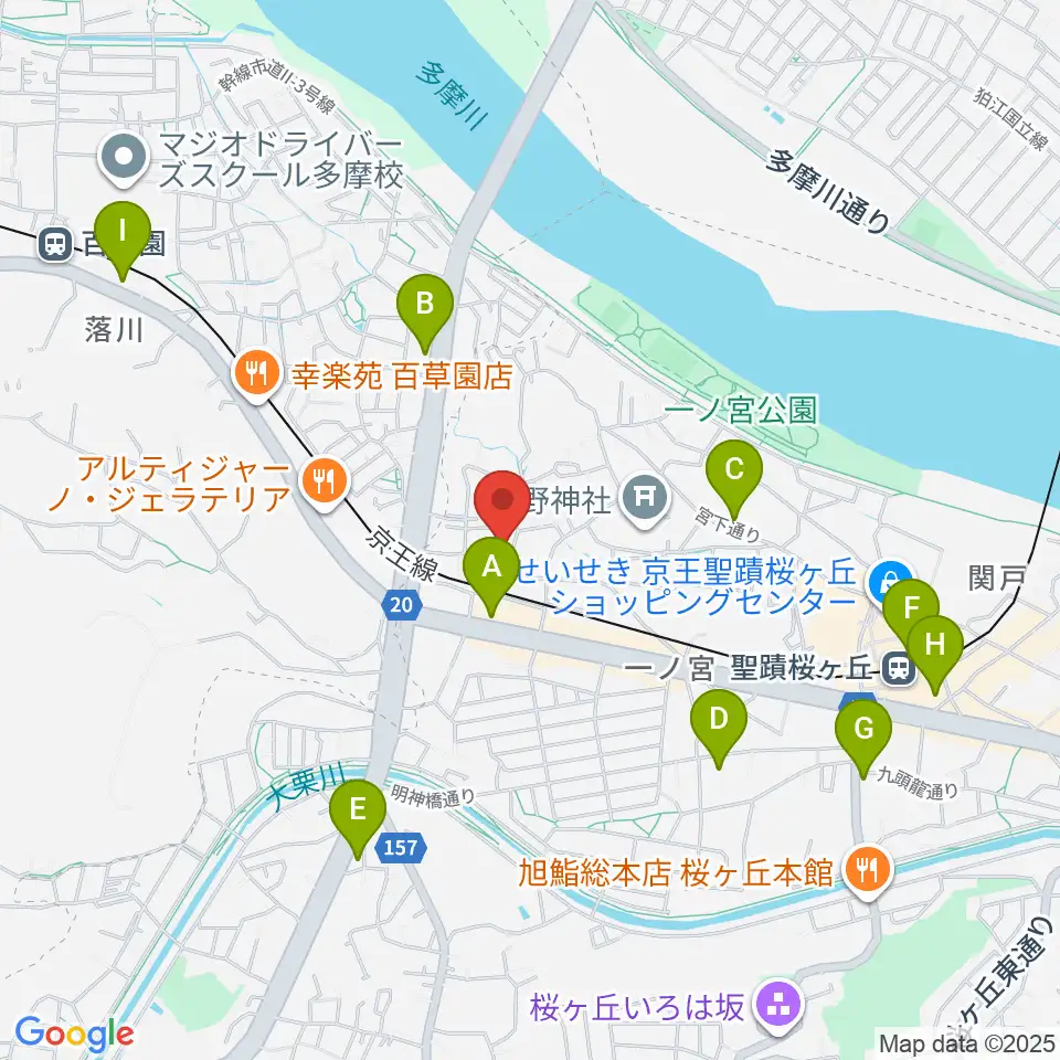 バグパイプ販売店 Dスロー周辺のコンビニエンスストア一覧地図
