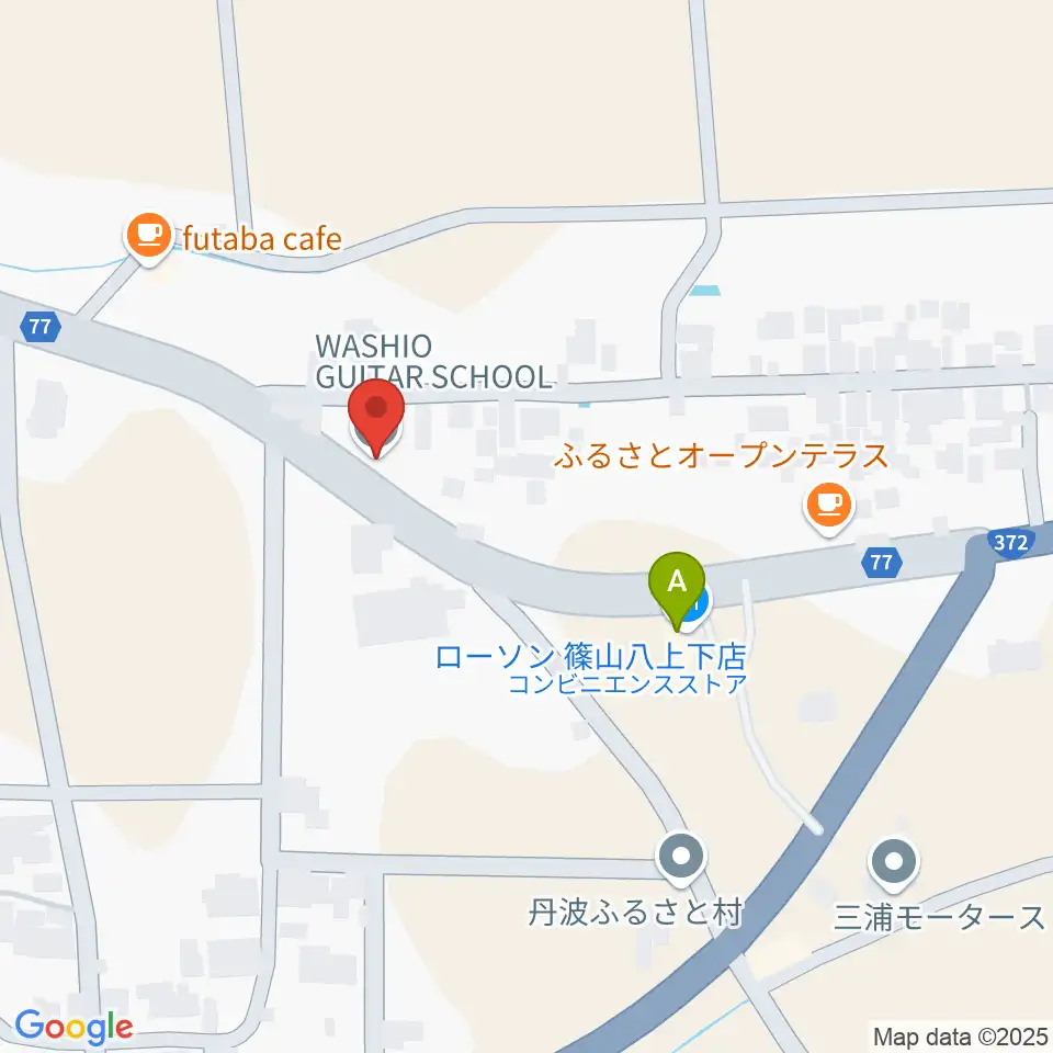 WASHIO GUITAR SCHOOL周辺のコンビニエンスストア一覧地図