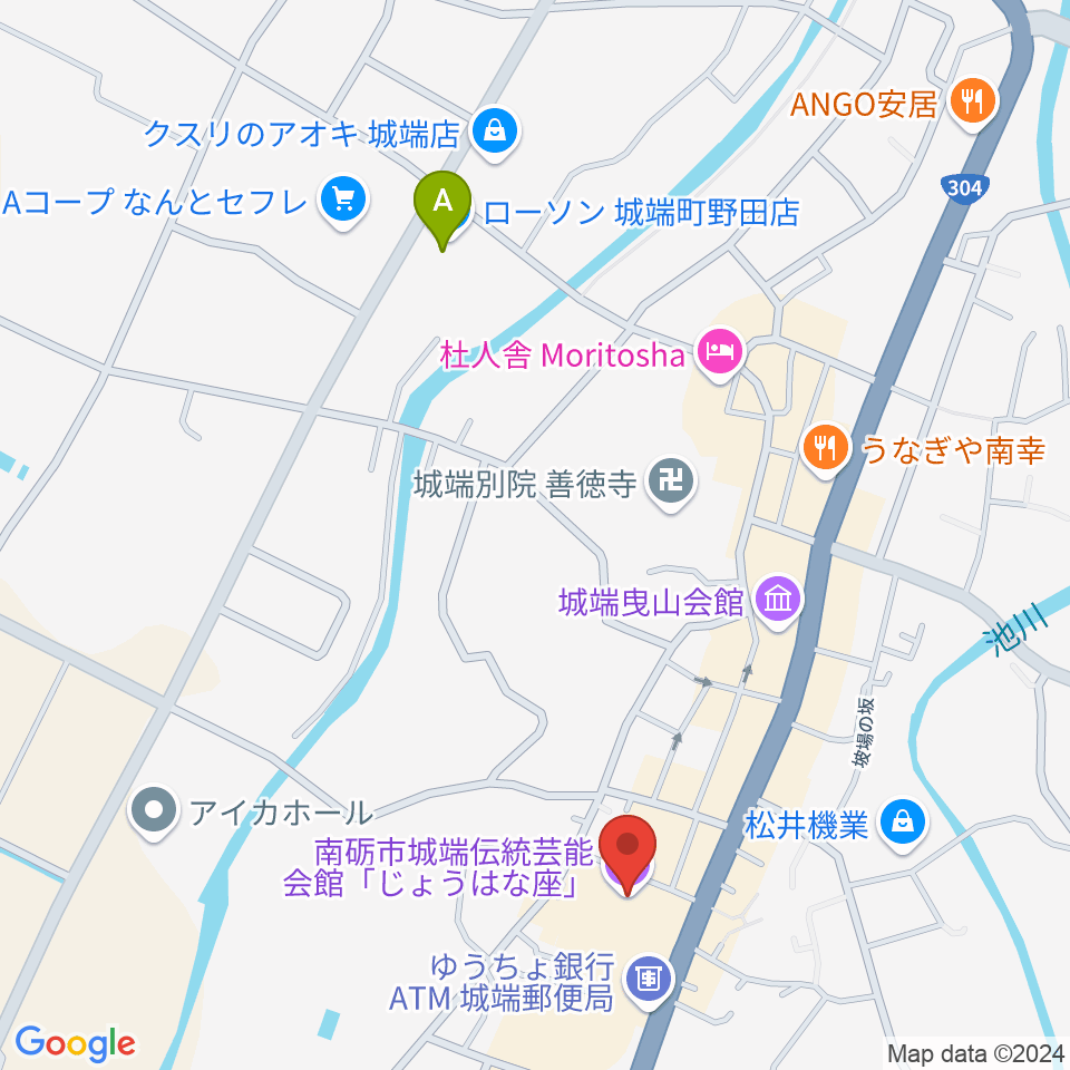 じょうはな座周辺のコンビニエンスストア一覧地図