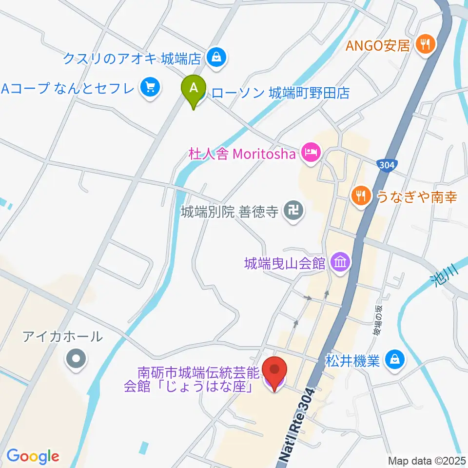じょうはな座周辺のコンビニエンスストア一覧地図
