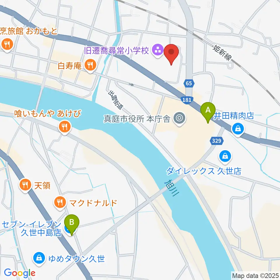 久世エスパスホール周辺のコンビニエンスストア一覧地図
