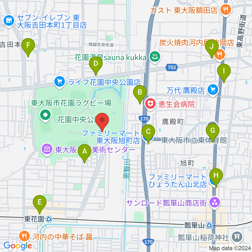 ドリーム21周辺のコンビニエンスストア一覧地図