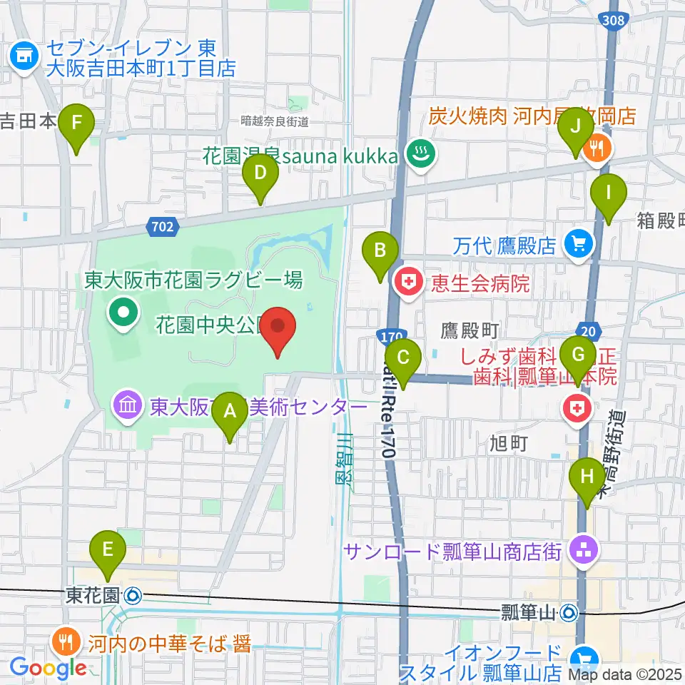 ドリーム21周辺のコンビニエンスストア一覧地図