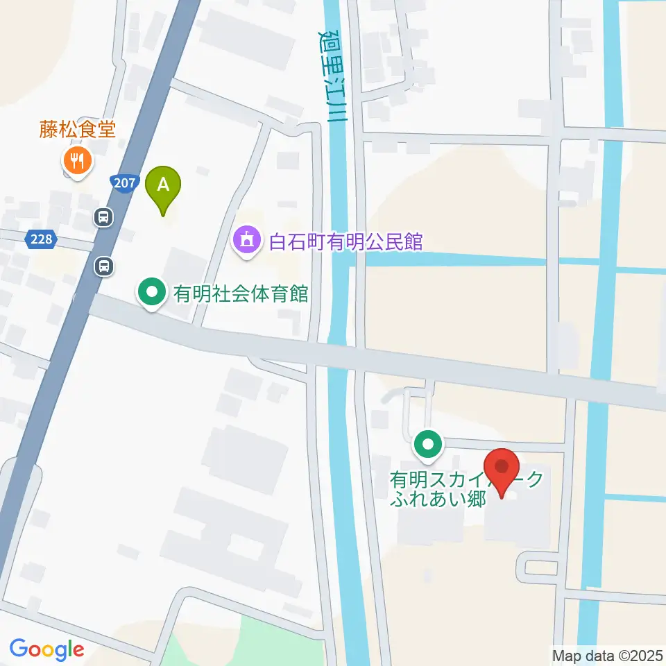 有明スカイパーク ふれあい郷周辺のコンビニエンスストア一覧地図
