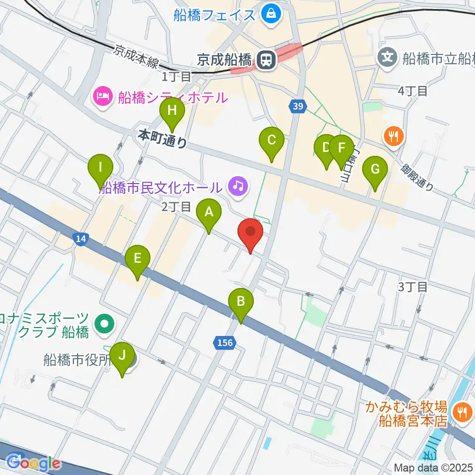 スカイワードミュージックスクール周辺のコンビニエンスストア一覧地図