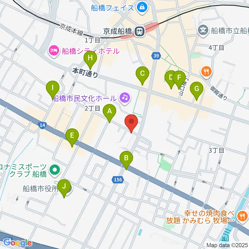 スカイワードミュージックスクール周辺のコンビニエンスストア一覧地図