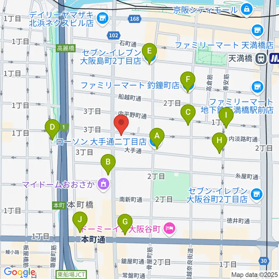 SKS音楽教室周辺のコンビニエンスストア一覧地図