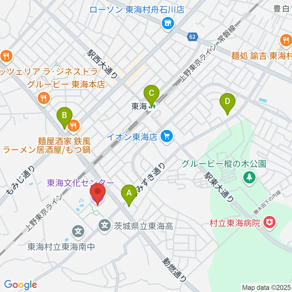東海文化センター周辺のコンビニエンスストア一覧地図