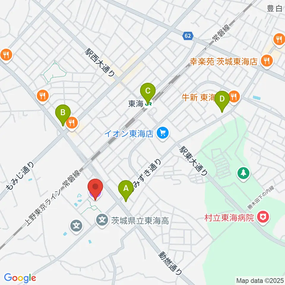 東海文化センター周辺のコンビニエンスストア一覧地図