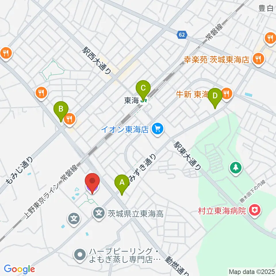 東海文化センター周辺のコンビニエンスストア一覧地図