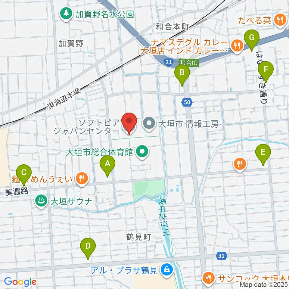 ソフトピアジャパンセンター周辺のコンビニエンスストア一覧地図