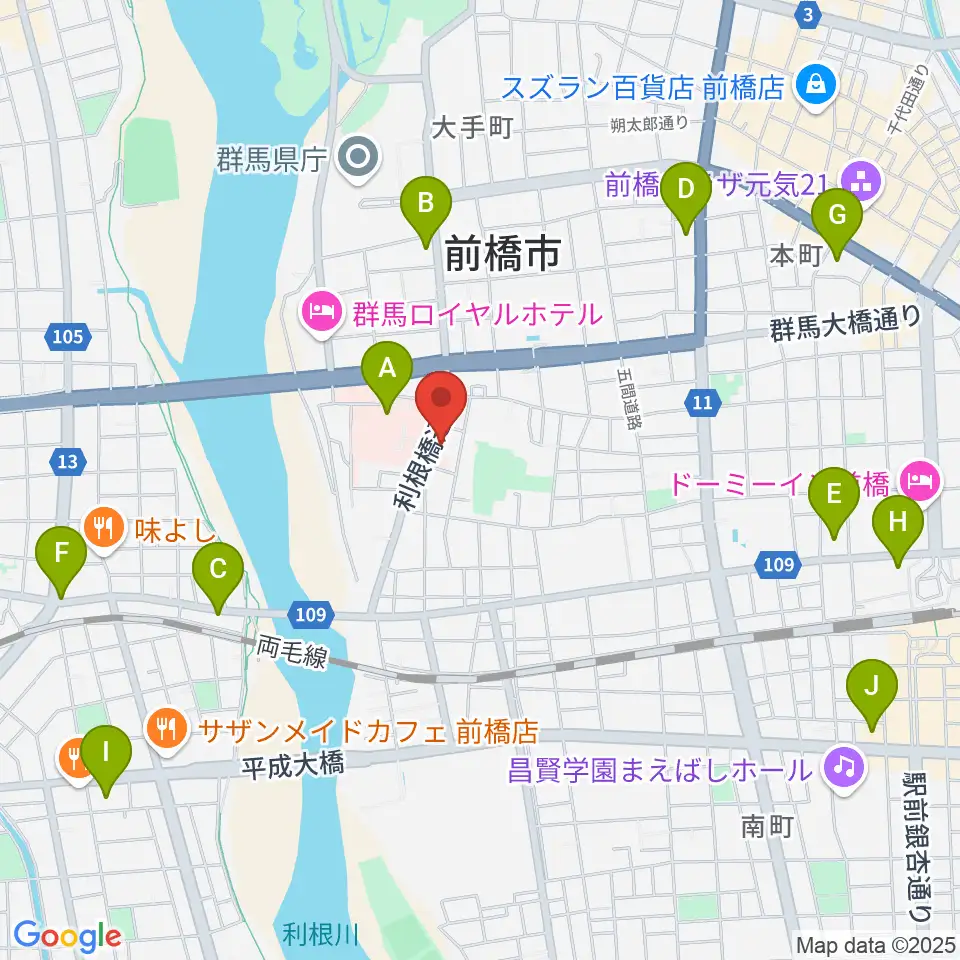 白くまレコード周辺のコンビニエンスストア一覧地図
