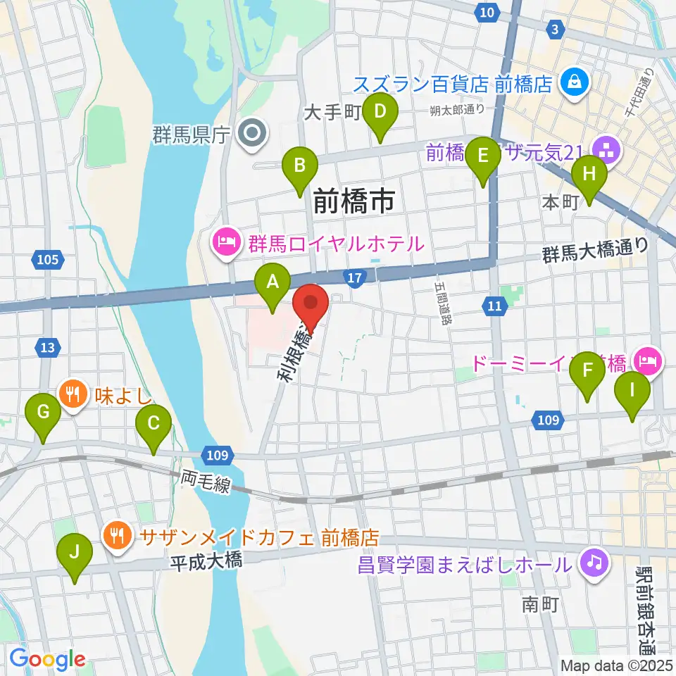 白くまレコード周辺のコンビニエンスストア一覧地図