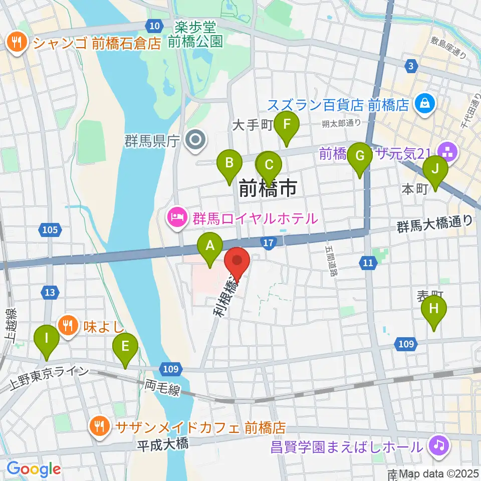 白くまレコード周辺のコンビニエンスストア一覧地図