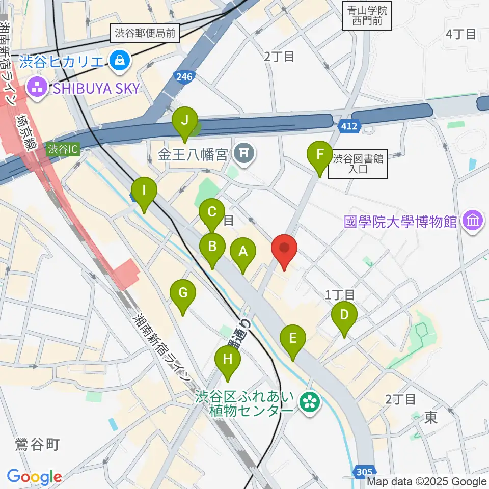 Studio S&S周辺のコンビニエンスストア一覧地図