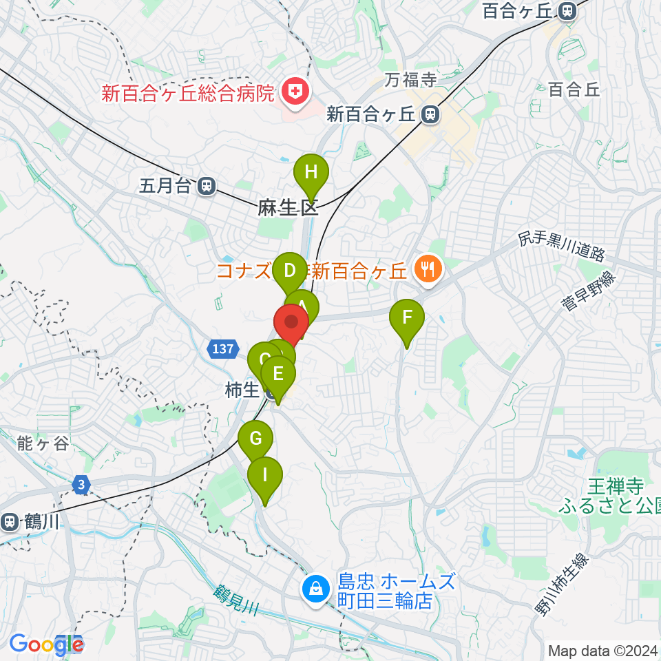 IL CONFORTO周辺のコンビニエンスストア一覧地図