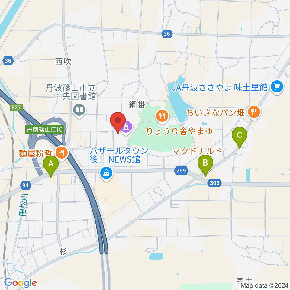 四季の森生涯学習センター周辺のコンビニエンスストア一覧地図