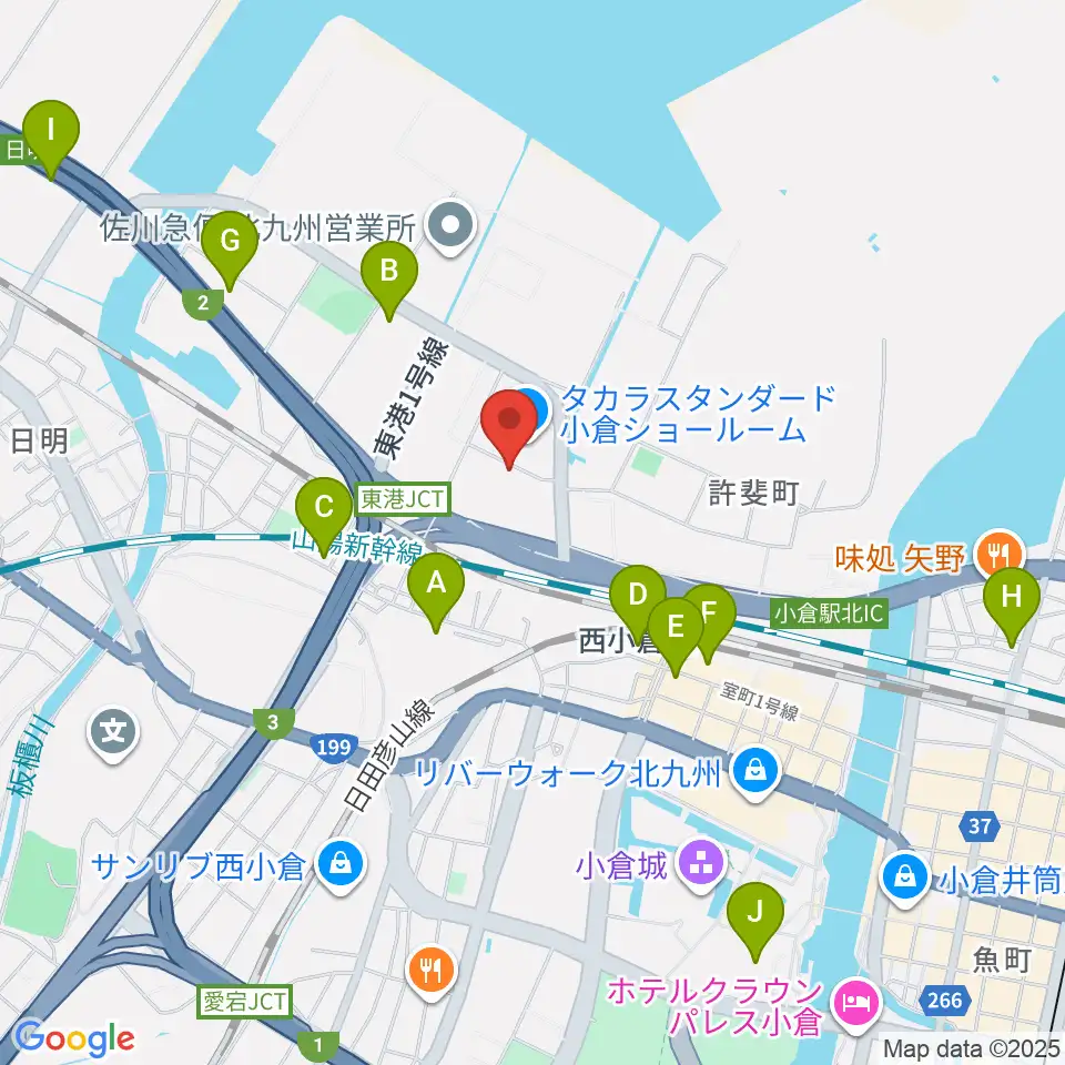chuya-online.com FUKUOKA周辺のコンビニエンスストア一覧地図