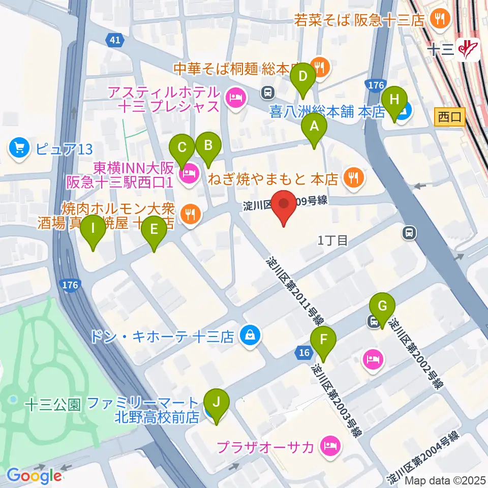 Studio246 JUSO周辺のコンビニエンスストア一覧地図
