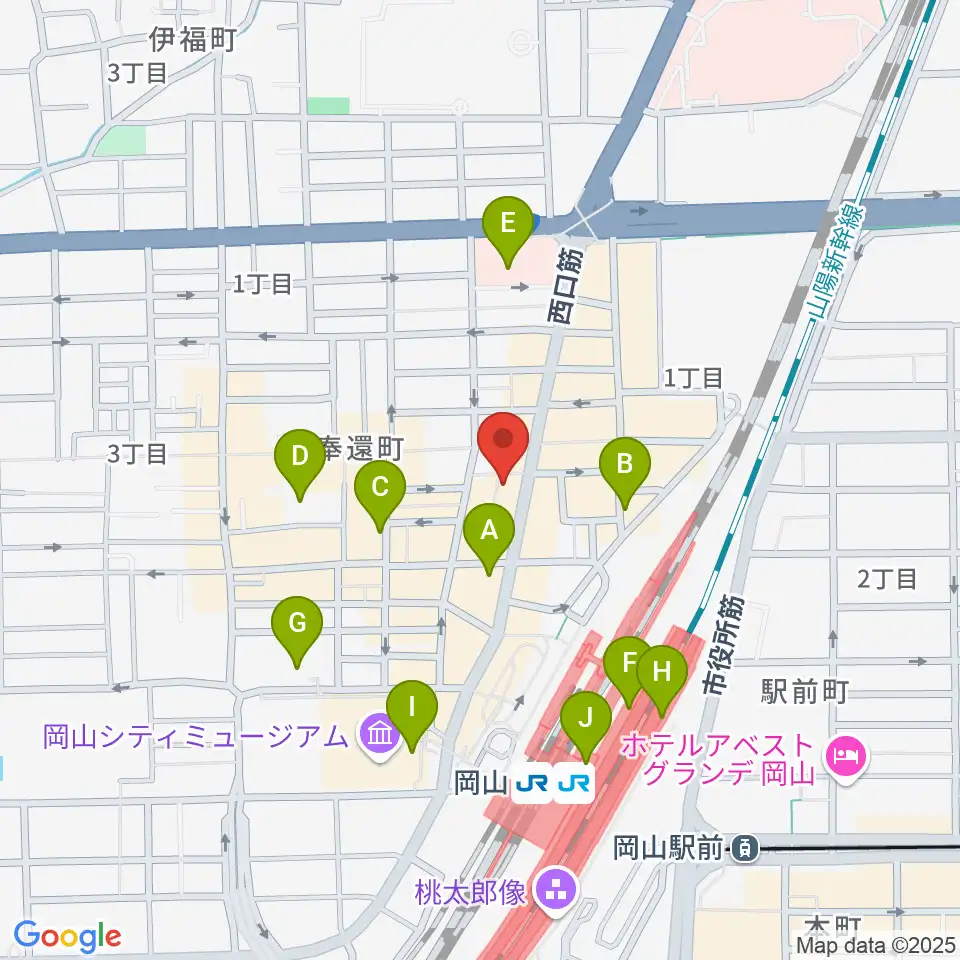 マレット音楽塾周辺のコンビニエンスストア一覧地図