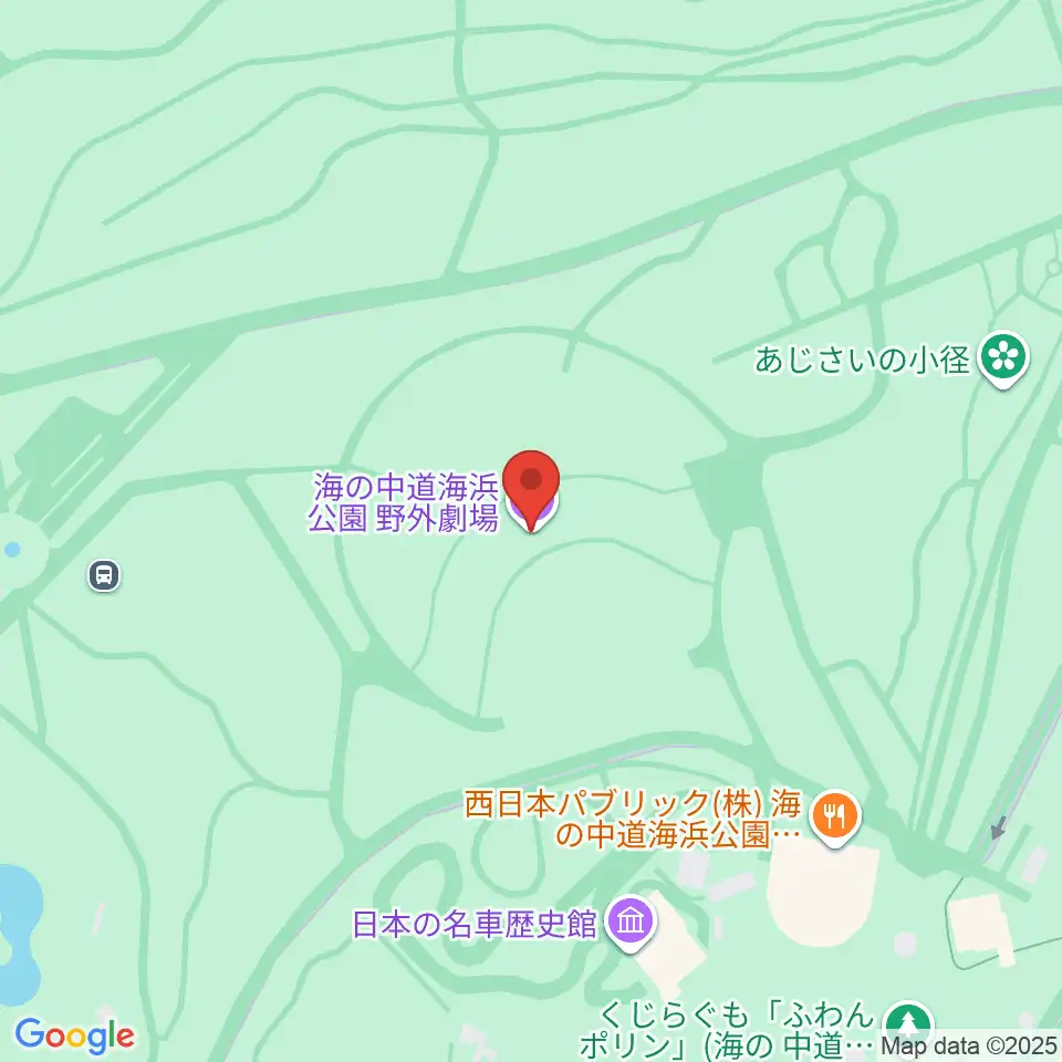 海の中道海浜公園 野外劇場周辺のコンビニエンスストア一覧地図