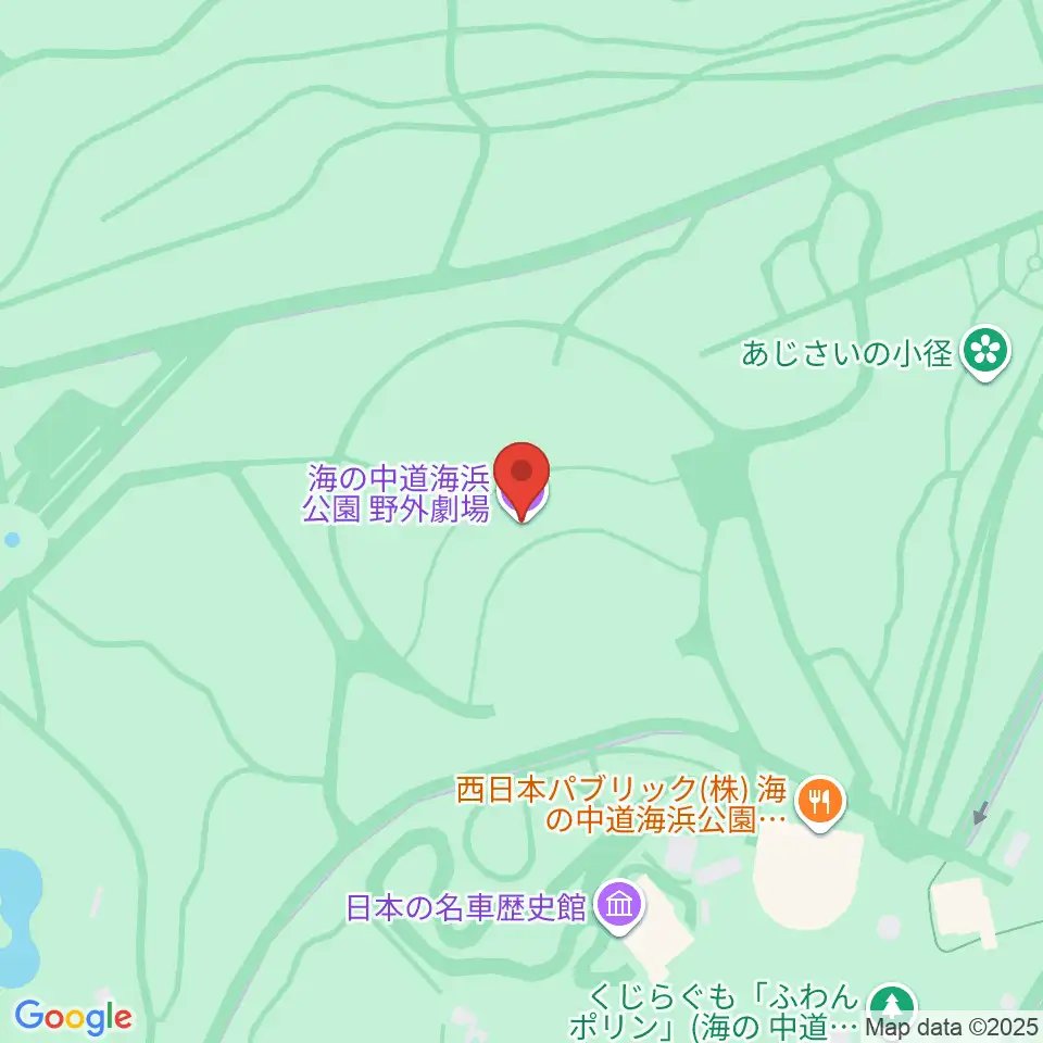 海の中道海浜公園 野外劇場周辺のコンビニエンスストア一覧地図