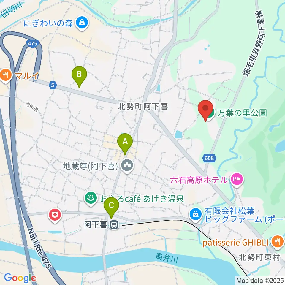 いなべエフエム周辺のコンビニエンスストア一覧地図