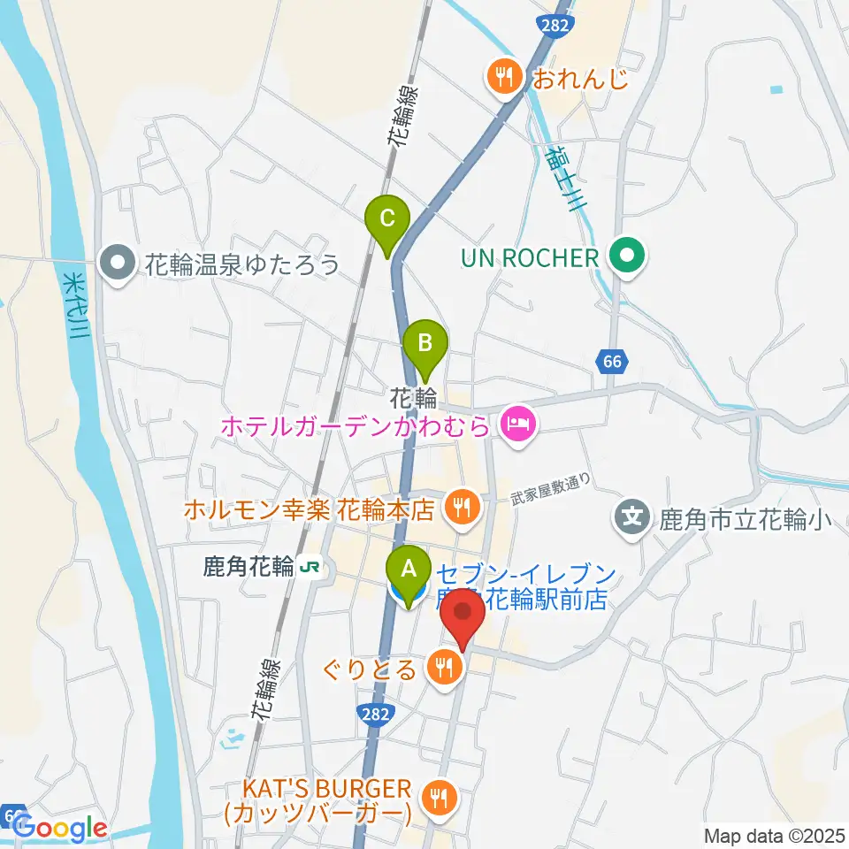 鹿角市交流プラザ MITプラザ周辺のコンビニエンスストア一覧地図